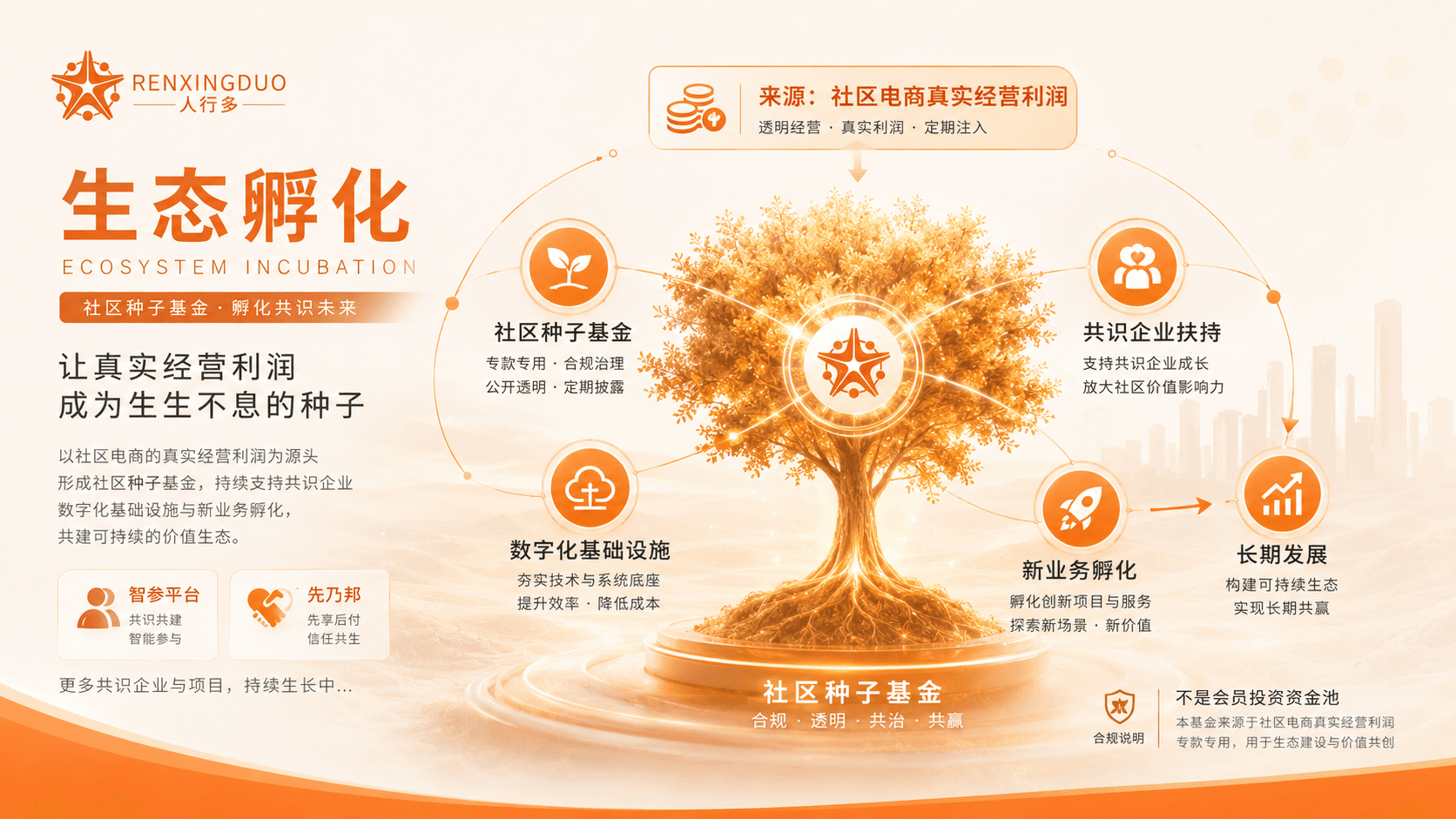 社区种子基金与生态孵化体系